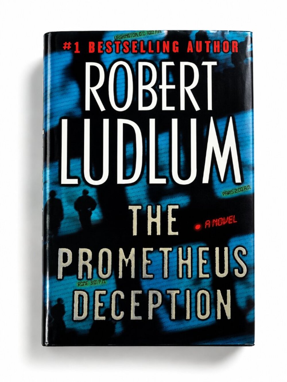 Robert Ludlum The Prometheus Deception Hardcover Dust Jacket Spy Thriller Book